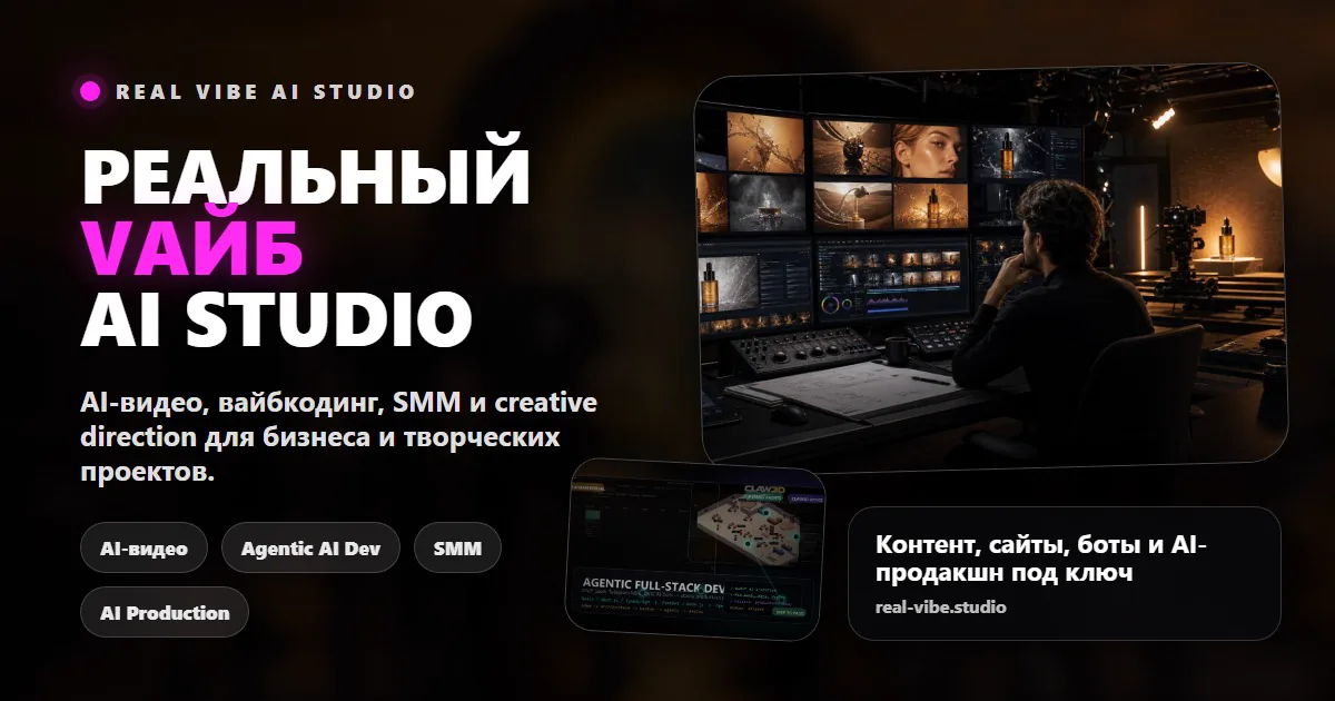 Real Vibe Studio Android/PWA магазин услуг и продуктов